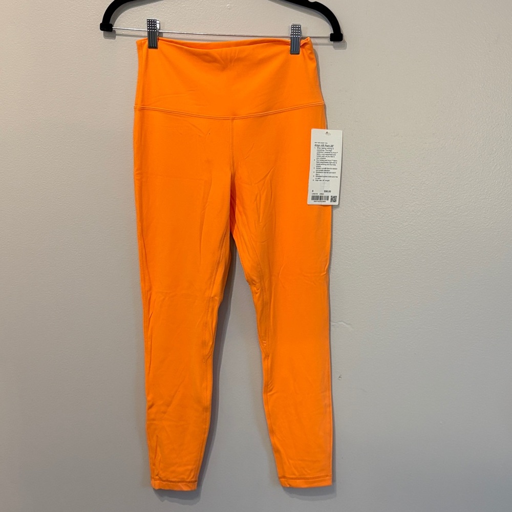lululemon athletica 25” Align leggings in Bright Orange